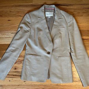 Banana Republic | Cotton Sateen Blazer | Tan | Size 2